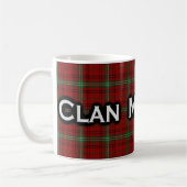 Clan Morrison Tartan Scottish Koffiemok (Links)