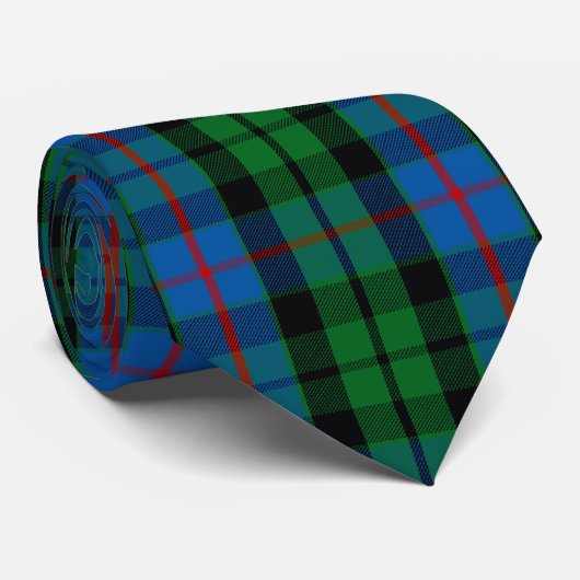 Clan Morrison Tartan Stropdas (Opgerold)
