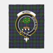 Clan Mowat Tartan Pset Fleece Deken (Voorkant)