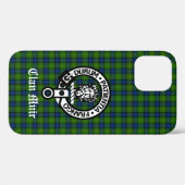 Clan Muir of Meer Crest Badge & Tartan Case-Mate iPhone Case (Achterkant (horizontaal))