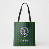 Clan Muir of Meer Crest Badge & Tartan Tote Bag (Voorkant)
