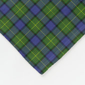 Clan Muir Tartan Fleece Deken (Hoek)