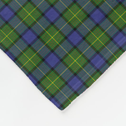 Clan Muir Tartan Fleece Deken (Hoek)