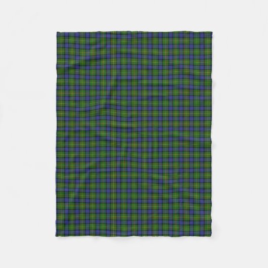 Clan Muir Tartan Fleece Deken (Voorkant)