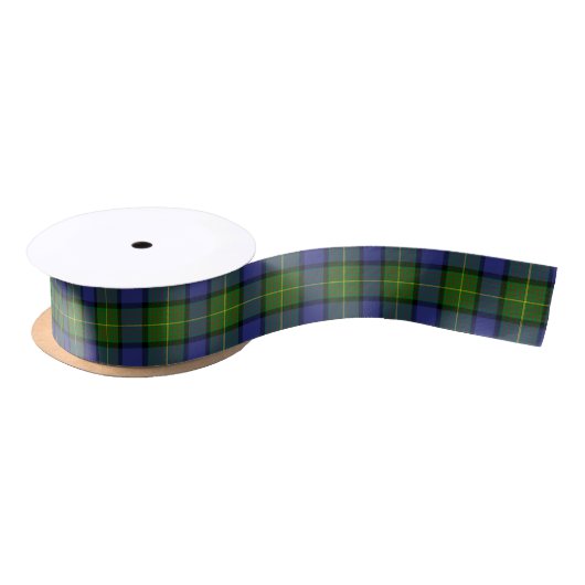 Clan Muir Tartan Satijnen Lint (Spoel)