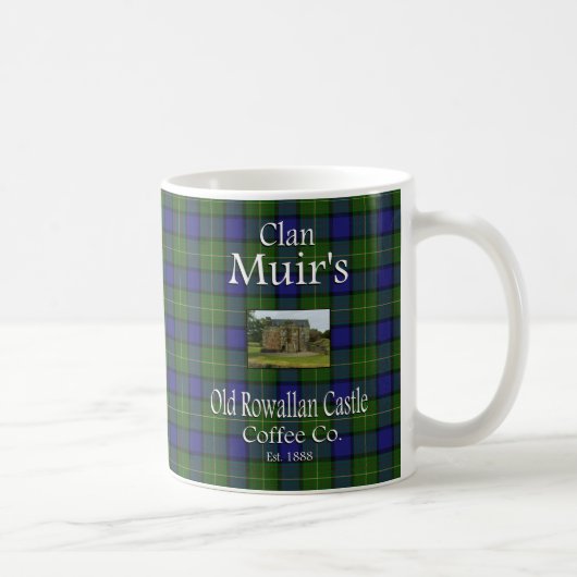 Clan Muir's Old Rowallan Castle Coffee Co. Koffiemok (Rechts)
