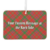 Clan Munro Crest over Tartan Luchtverfrisser (Achterkant)