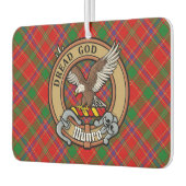 Clan Munro Crest over Tartan Luchtverfrisser (Links)