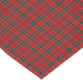 Clan Munro Helderrode Schotse Tartan Korte Tafelloper (Hoek)