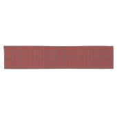 Clan Munro Helderrode Schotse Tartan Korte Tafelloper (Horizontaal)