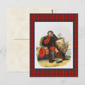 Clan Munro  Illustratie Tartan Lijst Briefkaart (Voorkant / Achterkant)