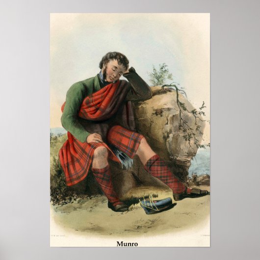 Clan Munro Poster (Voorkant)