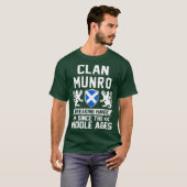 Clan MUNRO schotland moederdag familie T-shirt (Voorkant volledig)