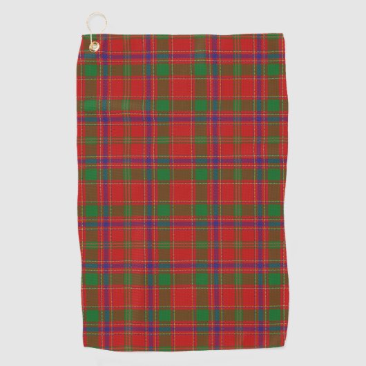 Clan Munro Scottish Tartan Golfhanddoek (Voorkant)