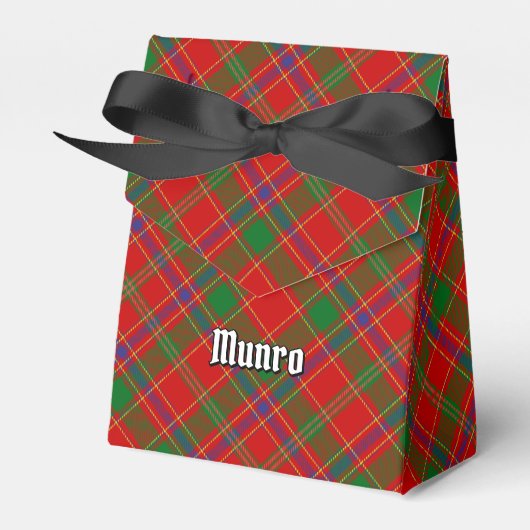 Clan Munro Tartan Bedankdoosjes (Voorkant Zijde)