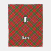 Clan Munro Tartan Fleece Deken (Voorkant)