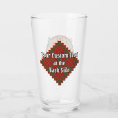 Clan Munro Wapen over Tartan Glas (Achterkant)