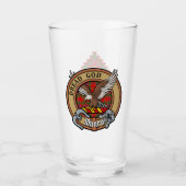Clan Munro Wapen over Tartan Glas (Voorkant)