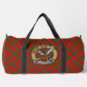 Clan Munro Wapen over Tartan Plunjezak (Voorkant)