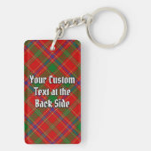 Clan Munro Wapen over Tartan Sleutelhanger (achterkant)