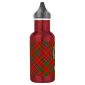 Clan Munro Wapen over Tartan Waterfles (Links)