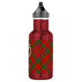 Clan Munro Wapen over Tartan Waterfles (Rechts)