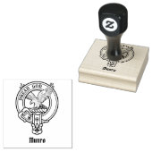 Clan Munro Wapen Rubberstempel (Gestempeld)