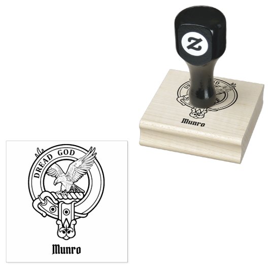 Clan Munro Wapen Rubberstempel (Gestempeld)