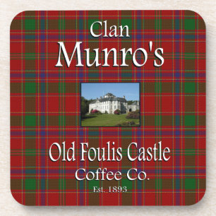 Clan Munro's Old Foulis Castle Coffee Co. Bier Onderzetter