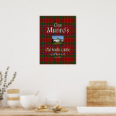 Clan Munro's Old Foulis Castle Coffee Co. Poster (Keuken)