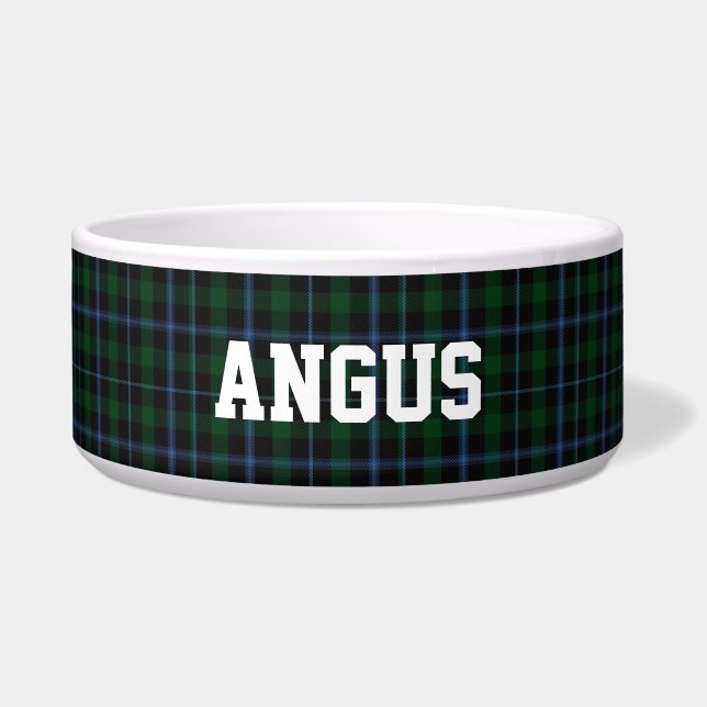 Clan Murray Custom Tartan Pset Bowl Voerbakje (Voorkant)