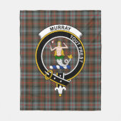 Clan Murray Dysart van Atholl, weed tartan Plai Fleece Deken (Voorkant)