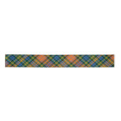 Clan Murray Plaid Tartan Sinaasappel Blauw Groen C Satijnen Lint (Voorkant)