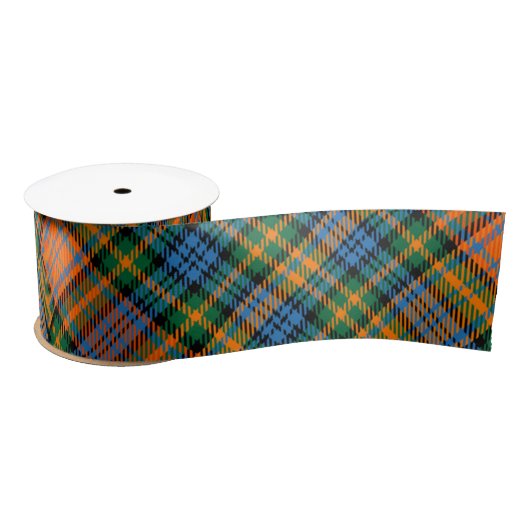 Clan Murray Plaid Tartan Sinaasappel Blauw Groen C Satijnen Lint (Spoel)