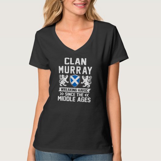 Clan MURRAY schotland moederdag familie T-shirt (Voorkant)