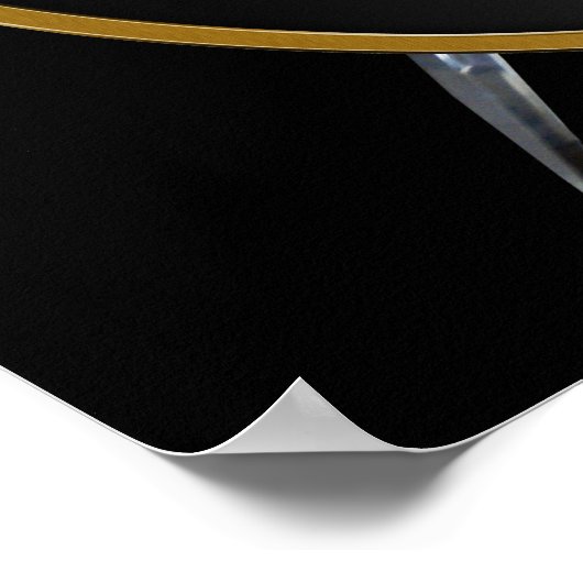 Clan Murray Tartan Beeld & Zwaarden Afdrukken Poster (Hoek)