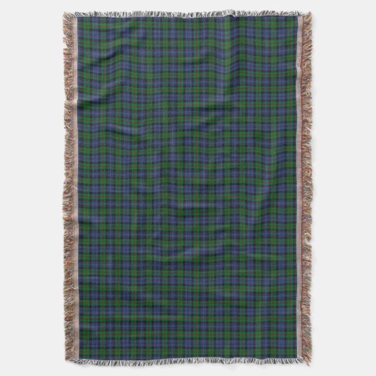 Clan Murray Tartan Deken (Voorkant Verticaal)