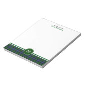 Clan Murray Tartan Monogram Note Pad Notitieblok (Linkerzijde)