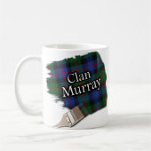 Clan Murray Tartan Paint Brush Cup Mok (Links)