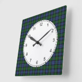 Clan Murray Tartan Wall klok (Hoek)