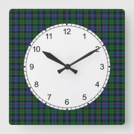 Clan Murray Tartan Wall klok