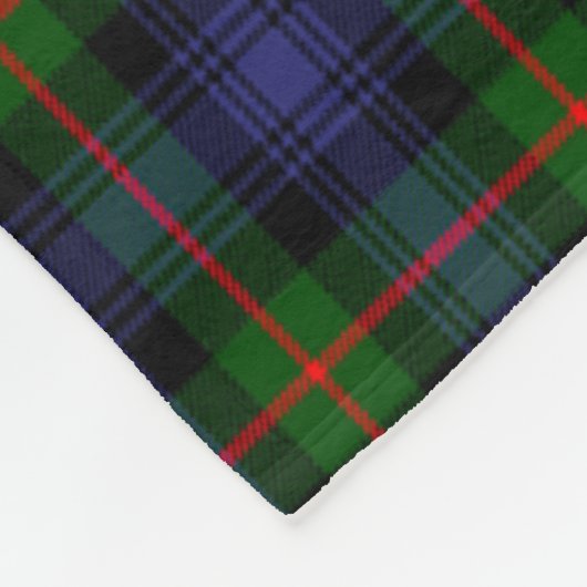 Clan Murray van Atholl Modern Tartan Pset Fleece Deken (Hoek)