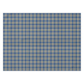 Clan Napier Blauw, Zwart-wit Schotse Tartan Tafelkleed (Voorkant (Horizontaal))