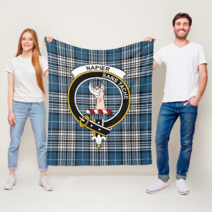 Clan Napier Modern Tartan Pset Fleece Deken