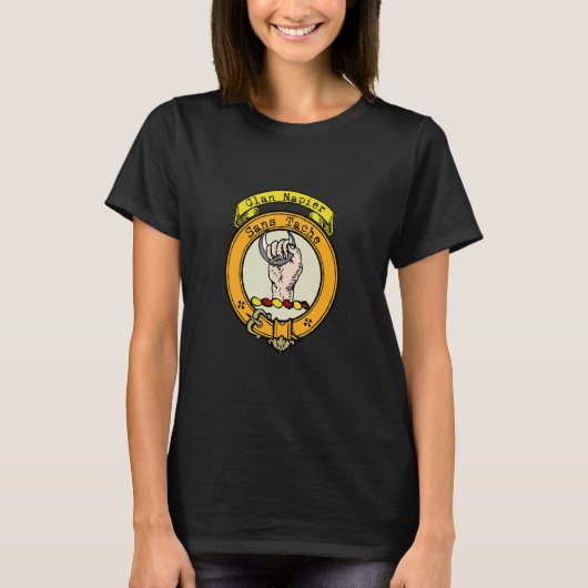 Clan Napier Scottish Crest T-shirt (Voorkant)
