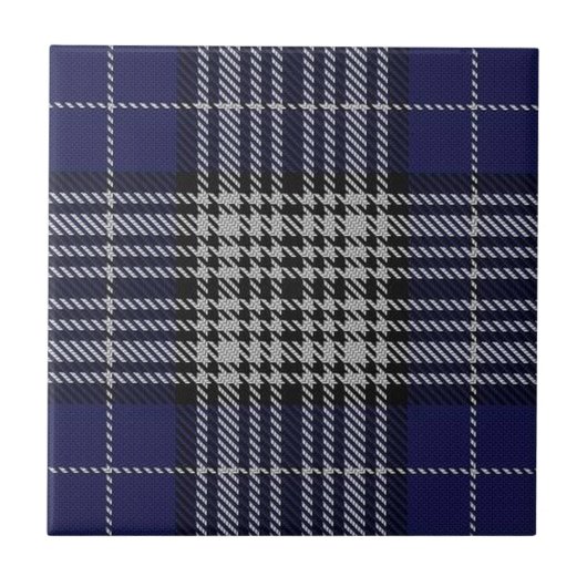 Clan Napier Scottish Expressions Tartan Tegeltje (Voorkant)