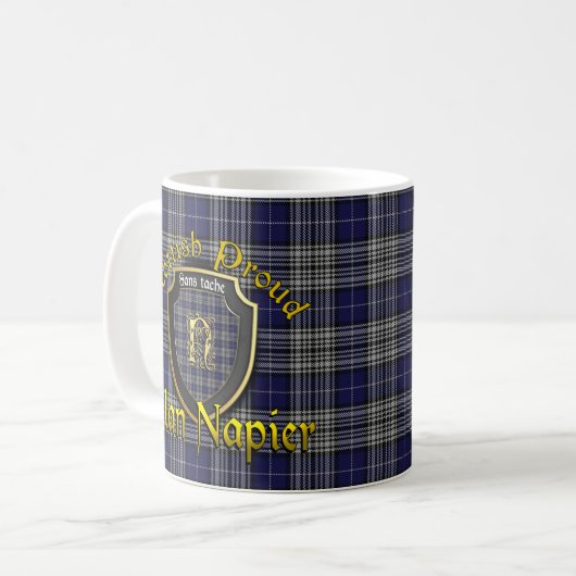 Clan Napier Scottish Proud Cups Mokken (Voorkant links)