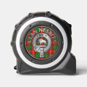 Clan Nesbitt Crest & Tartan Rolmaat (Voorkant)