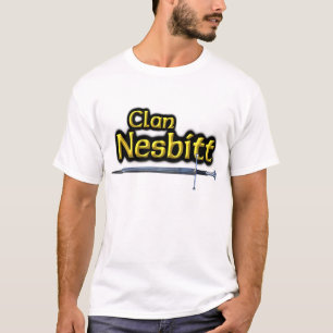 Clan Nesbitt Geïnspireerd Schots T-shirt