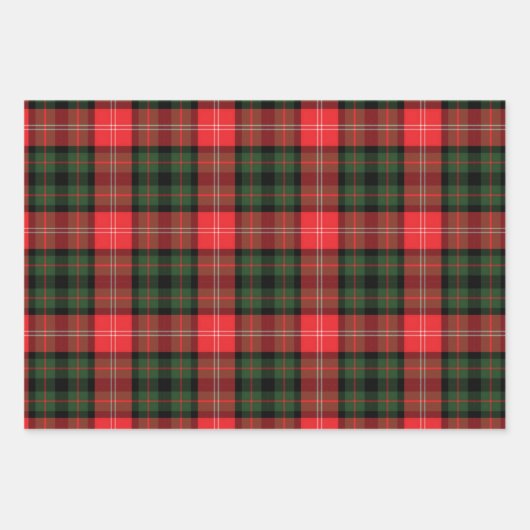 Clan Nesbitt Tartan Trio Inpakpapier Vel (Voorkant 2)